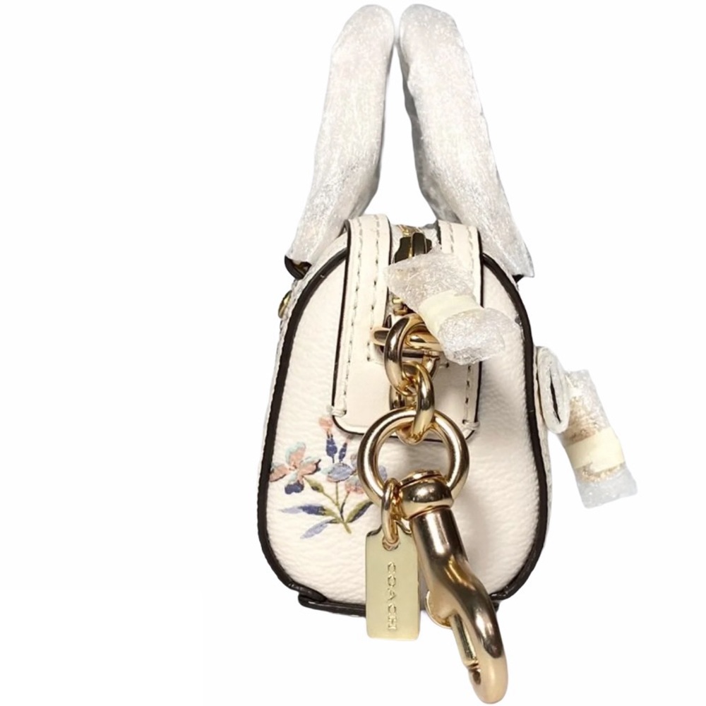 Coach Mini Rowan Satchel Bag Charm Dandelion - Picture 5 of 12